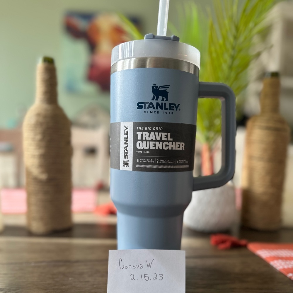 STANLEY TUMBLER 40oz NWT CHAMBRAY